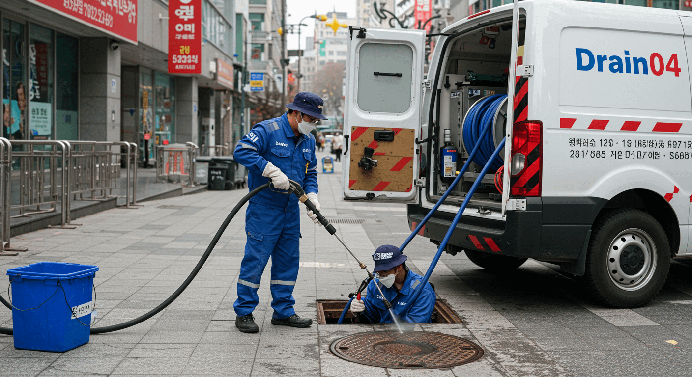 일산 하수구막힘 고압