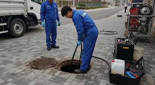 구산동 하수구막힘 뚫음 꽉 막힌 속까지 뻥 뚫어드립니다