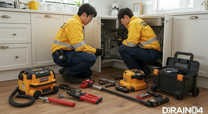 시흥시 하수구 뚫음 고압세척 전문가 방문