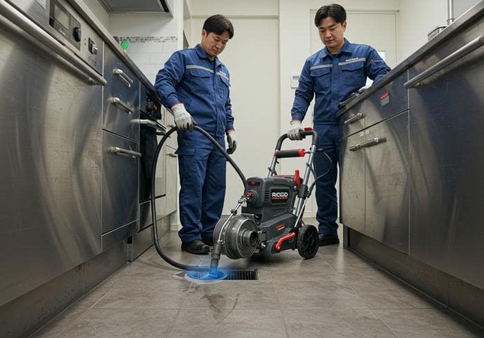 시흥 하수구뚫음 하수도막힘 최고 장비 사용