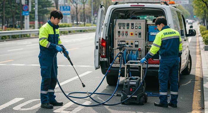 일산 서구 하수구 고압세척 횡주관 청소 시원하게 뚫고 웃음꽃을 피우세요