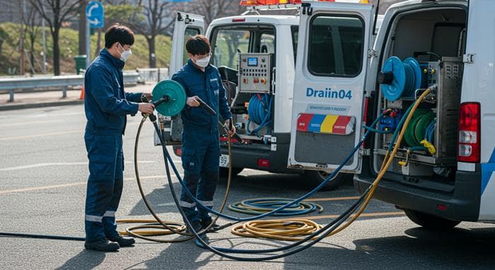 일산 하수구 막힘 오수관 우수관 고민 끝