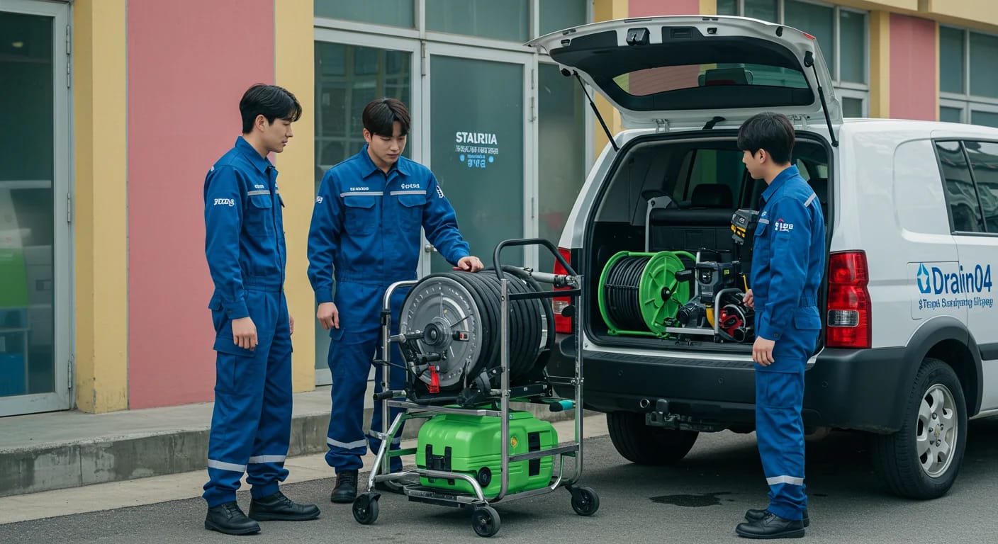 일산 4시 출동 문봉동 하수구 막힘 배수구