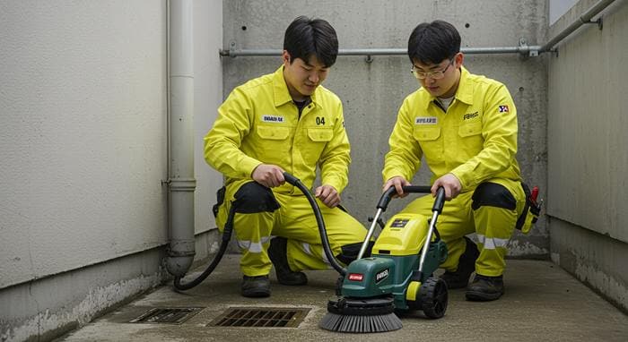 일패동 하수구 막힘, 꽉 막힌 배수구 시원하게