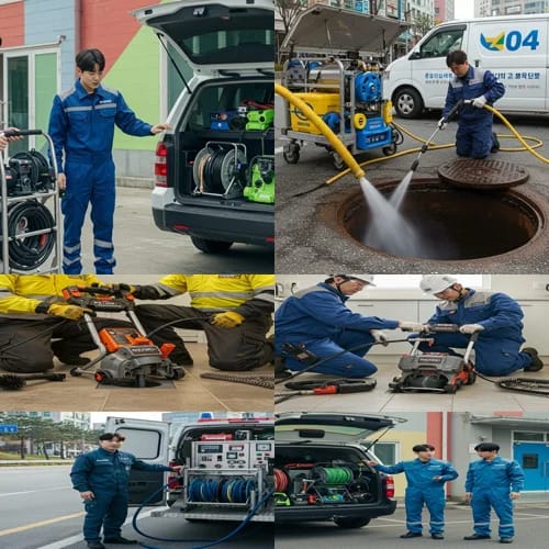 수석동 하수구 막힘 업체 강변 카페 배관 막힘 드디어 뚫고 광명 찾았어요 (감동)