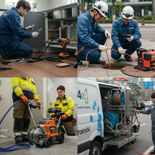 빌라 반지하 주방 역류 해결 남양주 양정동 싱크대 막힘 배수구