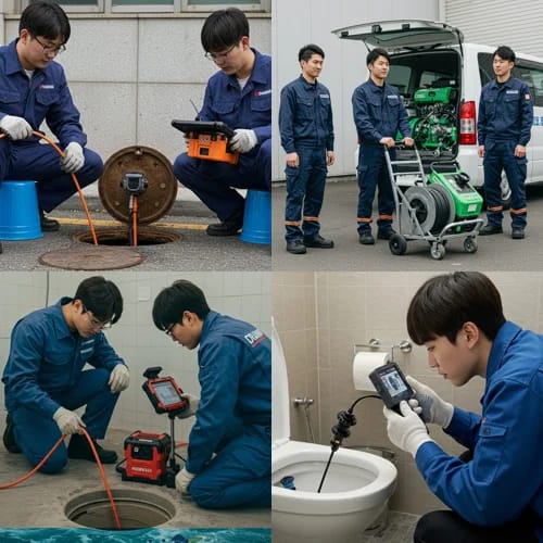 평내호평역 근처 빌라 화장실 막힘 해결 남양주 평내동 변기 막힘 수리