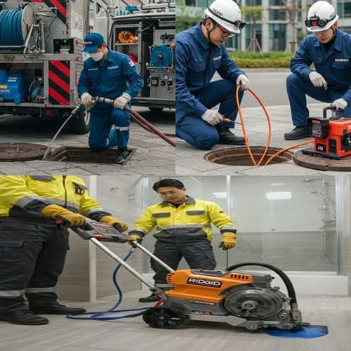 퇴계원면 변기 막힘 수리 아파트 상가 화장실 기름때 제거 완료