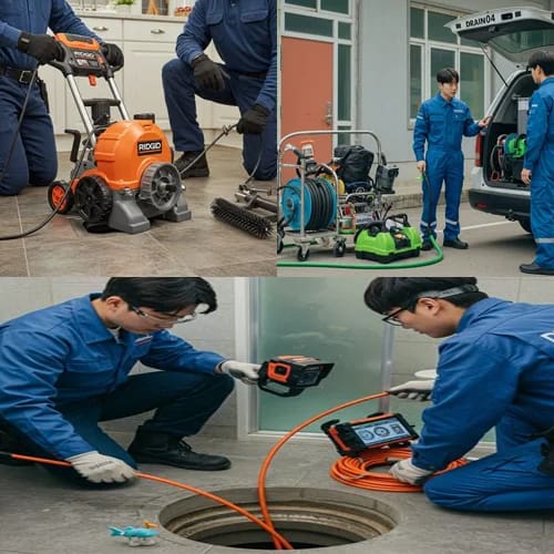 평내호평역 근처 빌라 주방 막힘 해결 남양주 평내동 싱크대 막힘 배수구