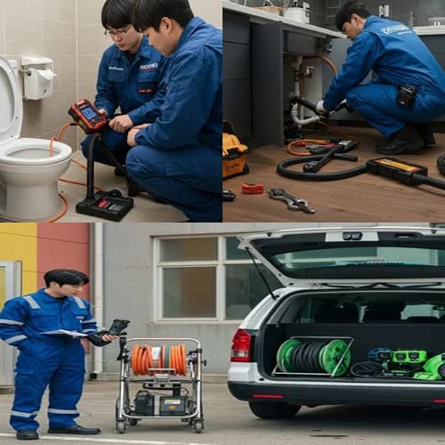 진건읍 하수구 뚫음 하수도 사릉역 근처 빌라 막힘 해결 후기