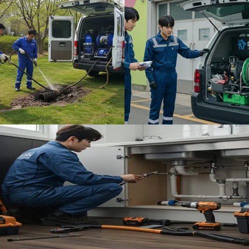 삼패동 하수구 뚫음 하수도, 남양주 식당 기름때 제거 완료!