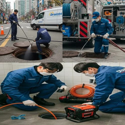 삼패동 하수구 뚫음 하수도, 남양주 식당 기름때 제거 완료!