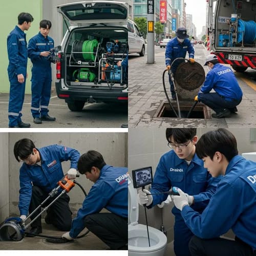 남양주 금곡동 싱크대 막힘 배수구, 빌라 1층 역류 완벽 해결! (후기)