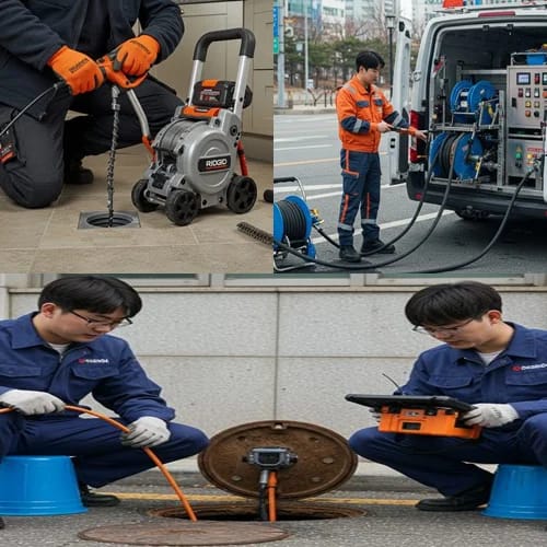 남양주 호평동 싱크대 막힘 배수구, 아파트 1층 주방 역류 드디어 해결!