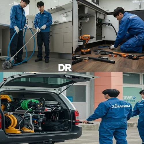 수석동 싱크대 막힘 배수구, 강변 카페 주방 드디어 뚫고 광명 찾았어요!