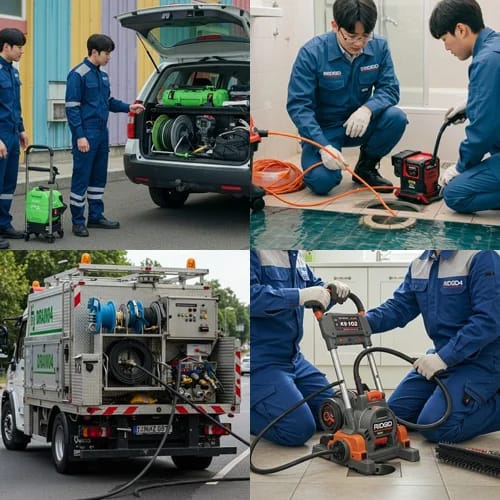 진건읍 하수구 막힘 산업단지 배관