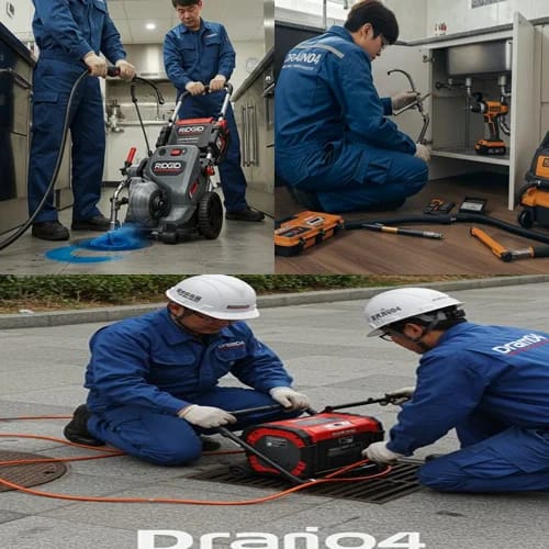 가운동 하수구 막힘 아파트 횡주관