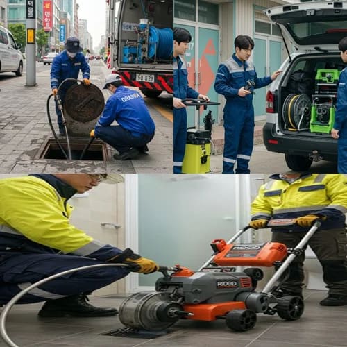 가운동 하수구 막힘 아파트 횡주관