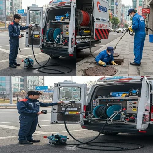 남양주 고압세척 횡주관 청소
