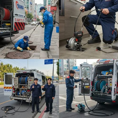 남양주 하수도 막힘 맨홀 역류