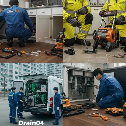 도농동 하수구 막힘 주상복합 상가