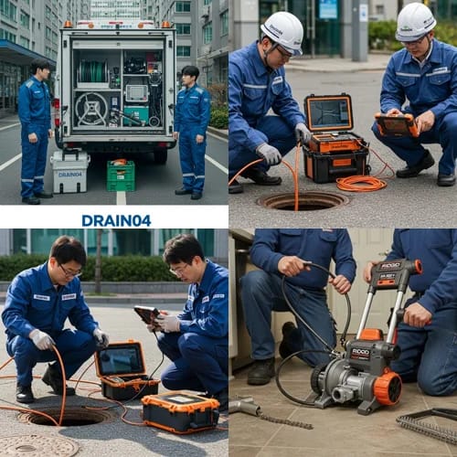 도농동 하수구 막힘 주상복합 상가