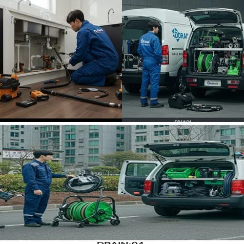 수석동 하수구 막힘 식당가 역류