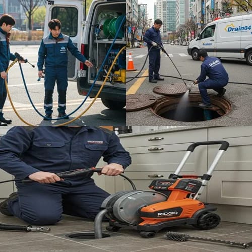 수석동 하수구 막힘 식당가 역류