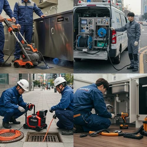 와부읍 하수구 막힘 덕소 아파트