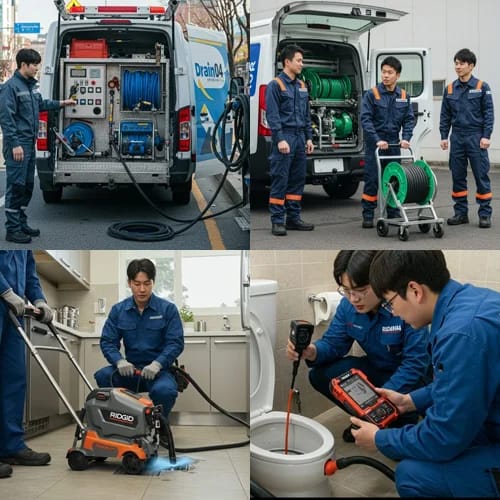 별내면 하수구 막힘 공장 하수구