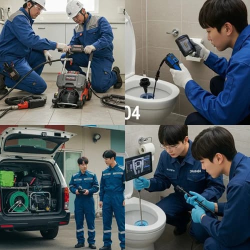 남양주 변기 막힘 관통기 작업