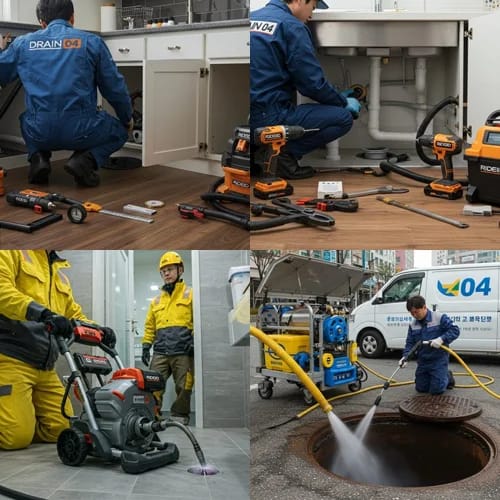 별내동 하수구 막힘 카페거리 역류