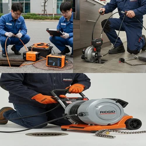 남양주 호평동 하수구 뚫음 횡주관 청소