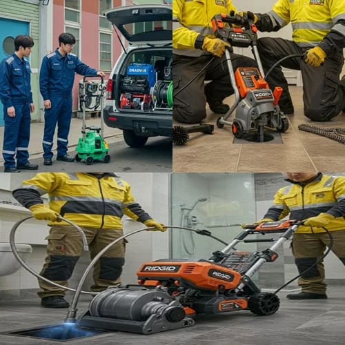 남양주 호평동 하수구 뚫음 횡주관 청소