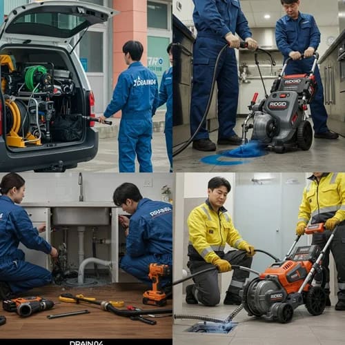 오남읍 하수구 뚫음 하수관 청소