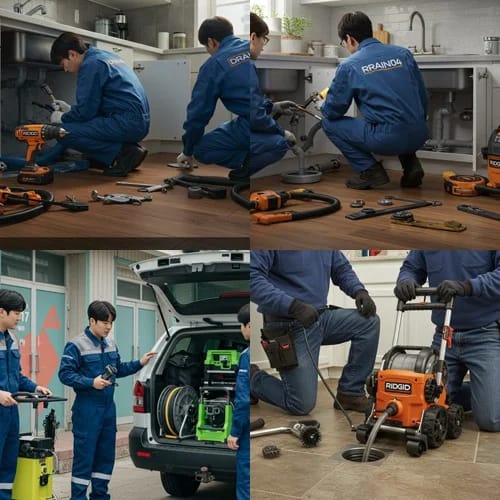 별내면 싱크대 막힘 역류 해결