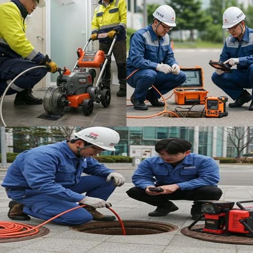 남양주 배관 막힘 뚫음 통수 작업