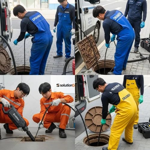 일패동 변기 막힘 펜션 변기