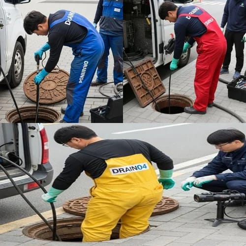 가운동 변기 막힘 단순 막힘