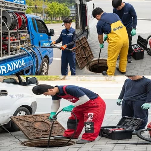 가운동 변기 막힘 단순 막힘