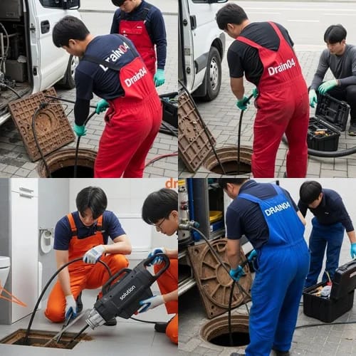 진접읍 하수구 막힘 3지구 상가