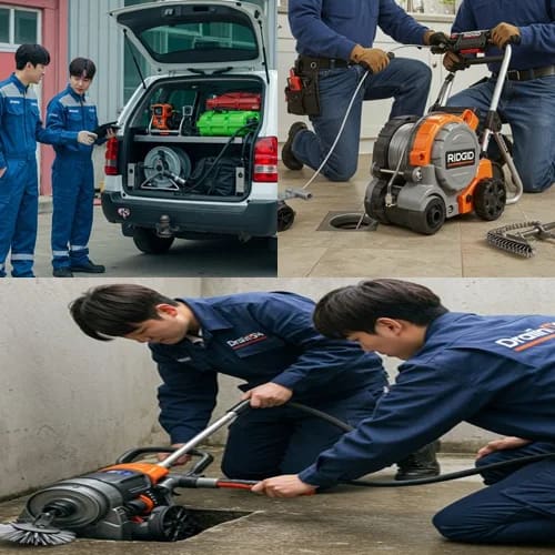 수동면 싱크대 막힘 고기집 배관