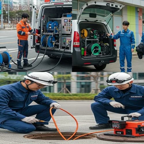 양정동 하수구 막힘 역세권 개발지