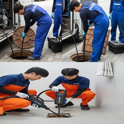 이패동 하수구 뚫음 통수 작업