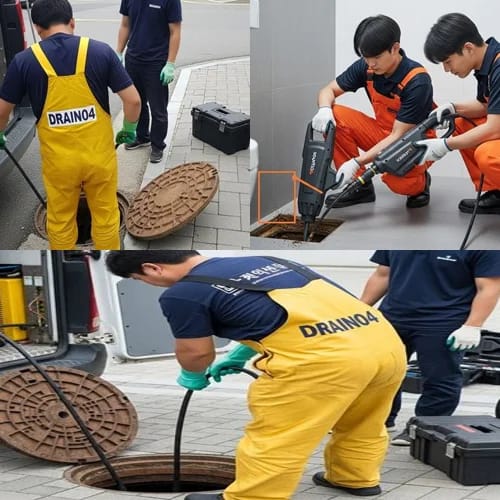 이패동 하수구 뚫음 통수 작업