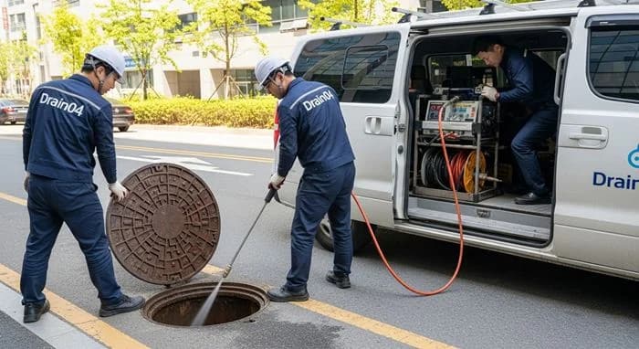 도농동 오수관 배관 막힘 다산지구