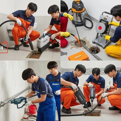 오남읍 하수구막힘 공장 하수구