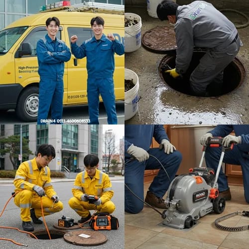분당 고압세척 하수구 신속한 출동으로 해결